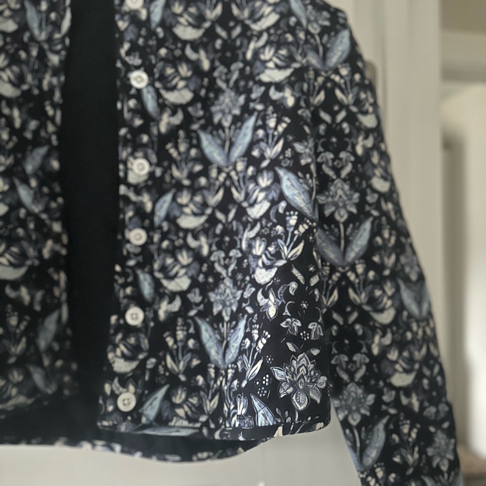 Sail to Sable Floral Quilted Jacket